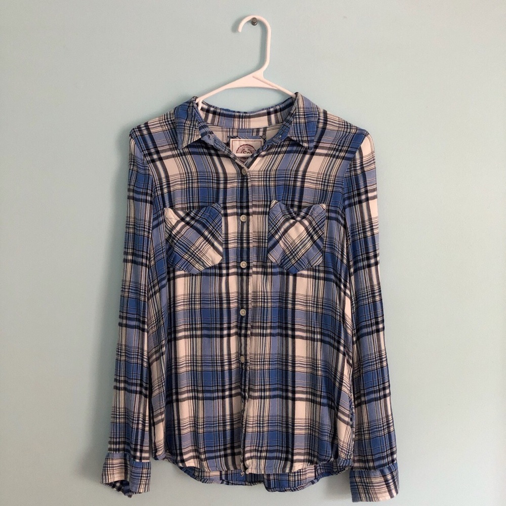 Blue flannel